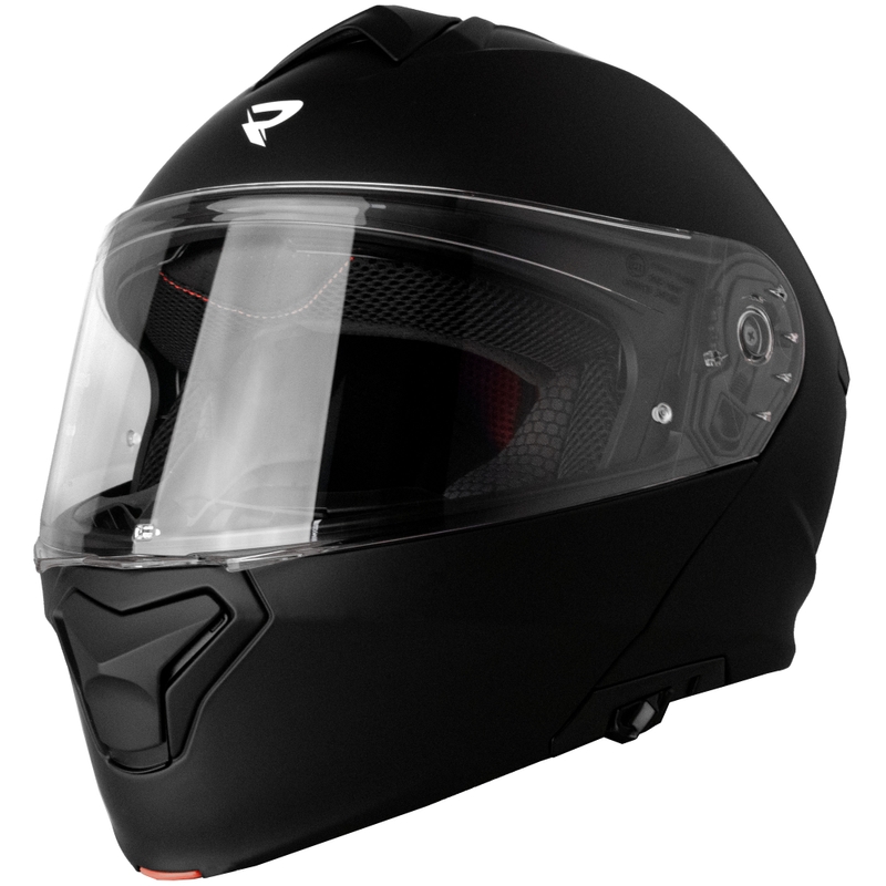 Cască de motocicletă pliabilă Street Racer Fury neagră mată