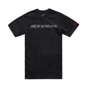 Tricou Alpinestars Linear Wordmark 2.0 CSF negru-gri-rosu