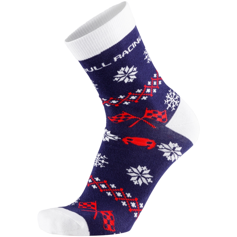 Oracle Red Bull Racing Socks - editia de Craciun albastru-alb-rosu