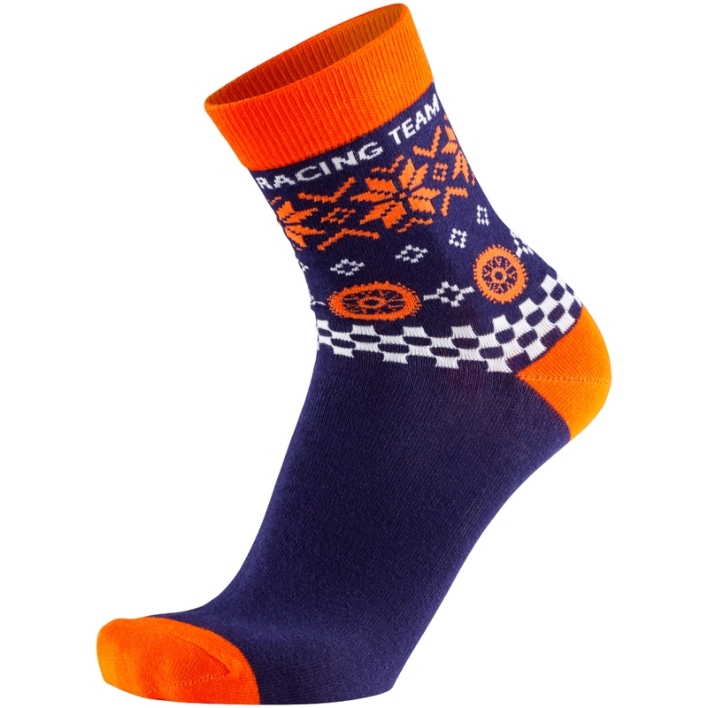 Șosete Red Bull KTM Winter albastru-portocaliu