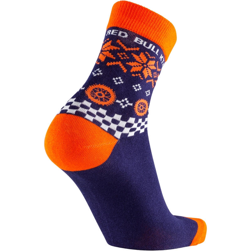 Șosete Red Bull KTM Winter albastru-portocaliu