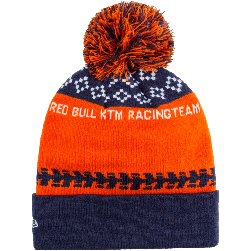 Șapcă Red Bull KTM Winter Beanie albastru-portocaliu