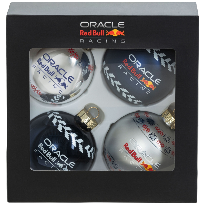 Ornamente de Crăciun Oracle Red Bull Racing albastru-argintiu