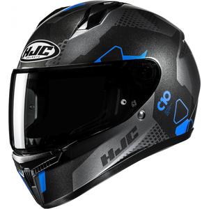 Casca moto integrala HJC C10 Aspa MC2 negru-albastru-gri