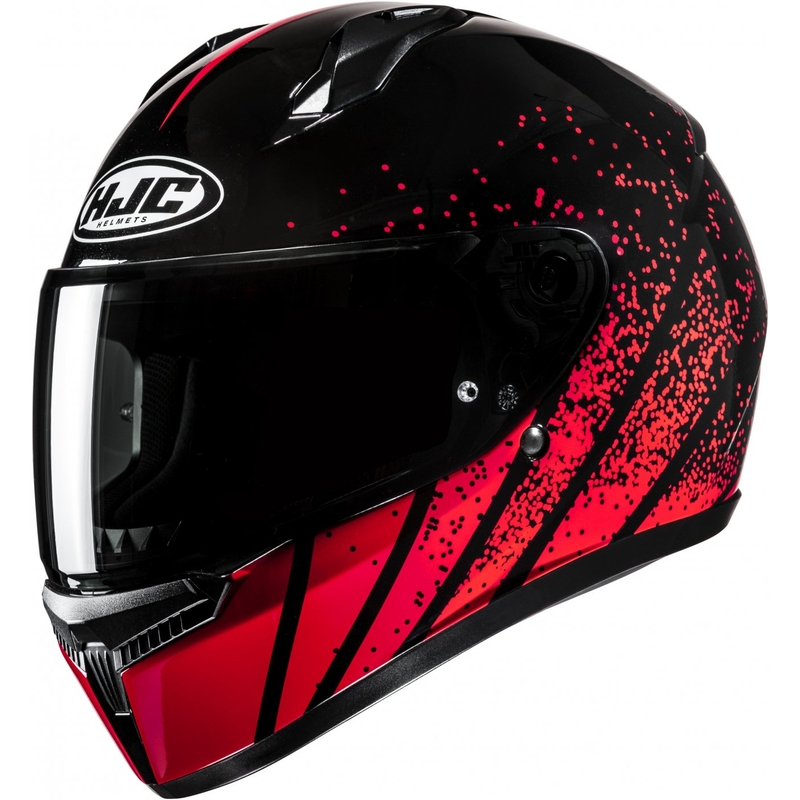 Casca integrala de motocicleta HJC C10 Haven MC1 negru-rosu