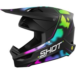 Casca de motocross Shot Race Nitro negru mat