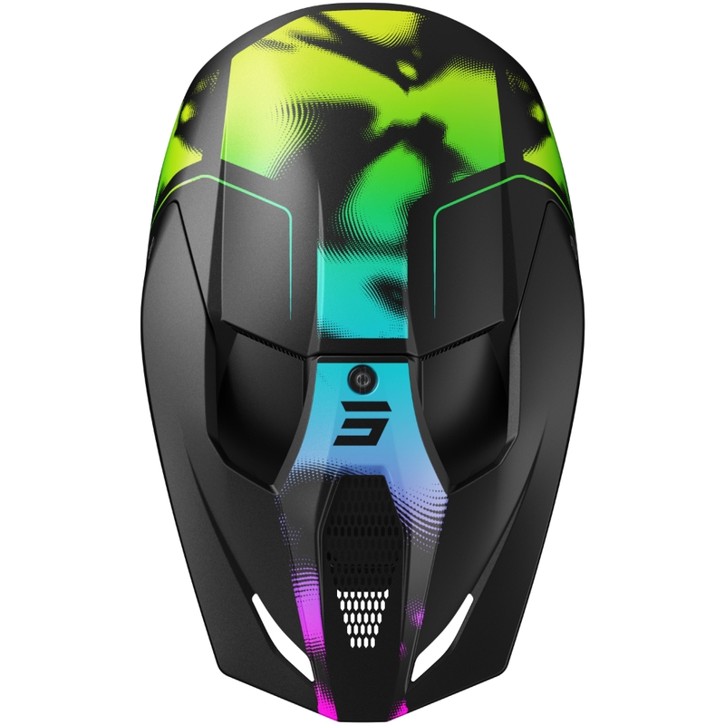 Casca de motocross Shot Race Nitro negru mat