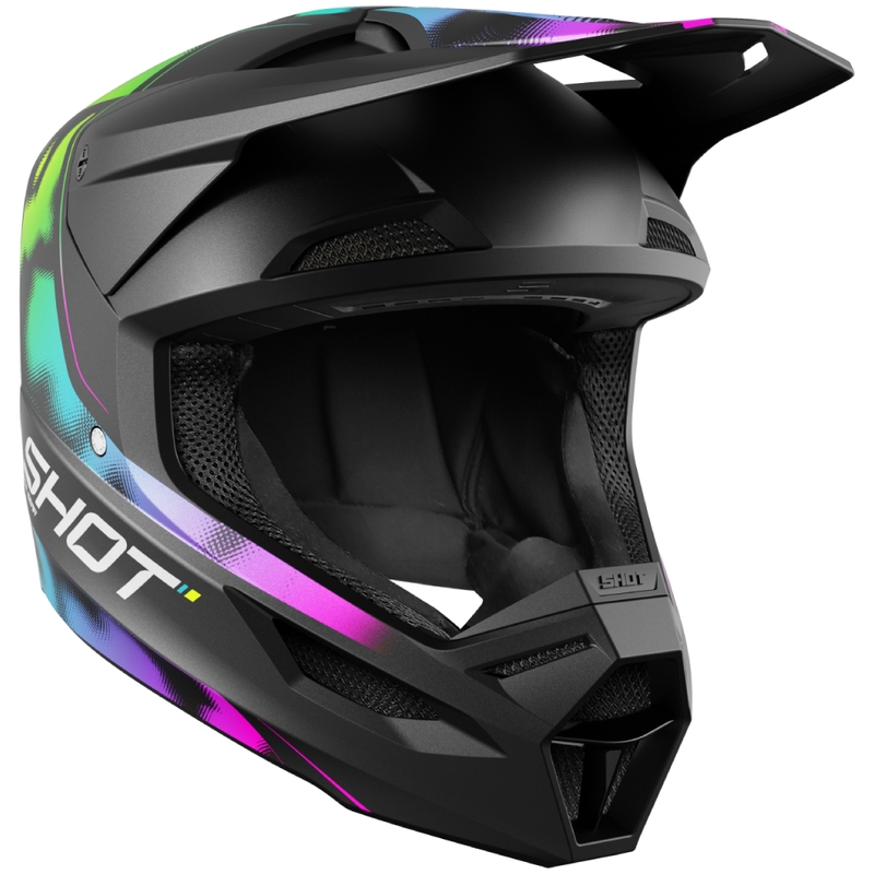 Casca de motocross Shot Race Nitro negru mat