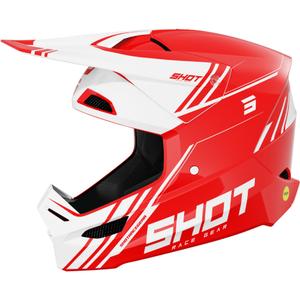 Casca motocross Shot Race Sprint rosie