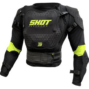 Protector de corp Shot Optimal 2.0 negru-galben