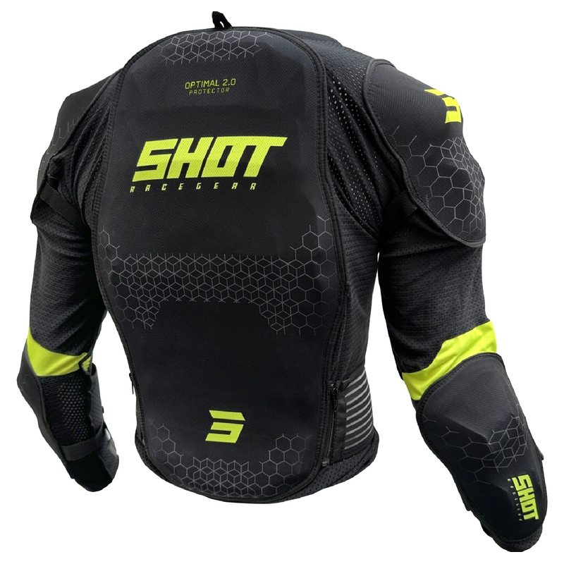 Protector de corp Shot Optimal 2.0 negru-galben
