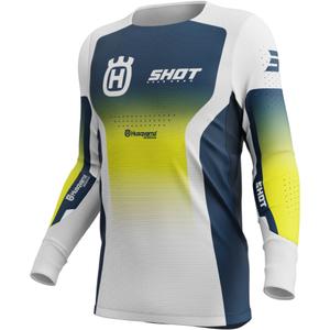 Tricou Motocross Shot Aerolite HVA albastru