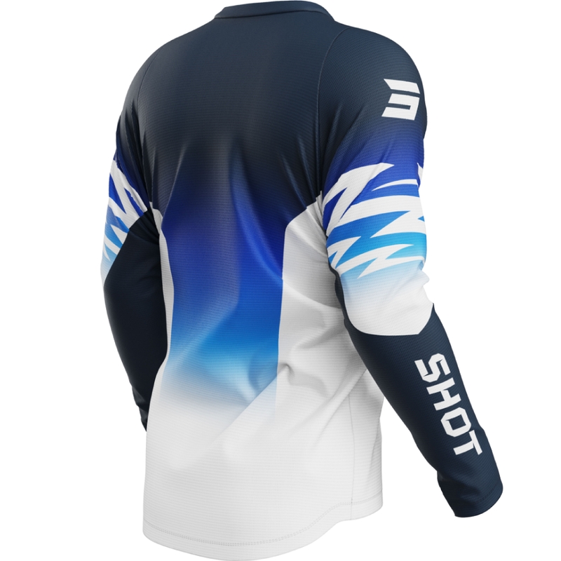 Tricou Motocross Shot Devo X-Trem albastru