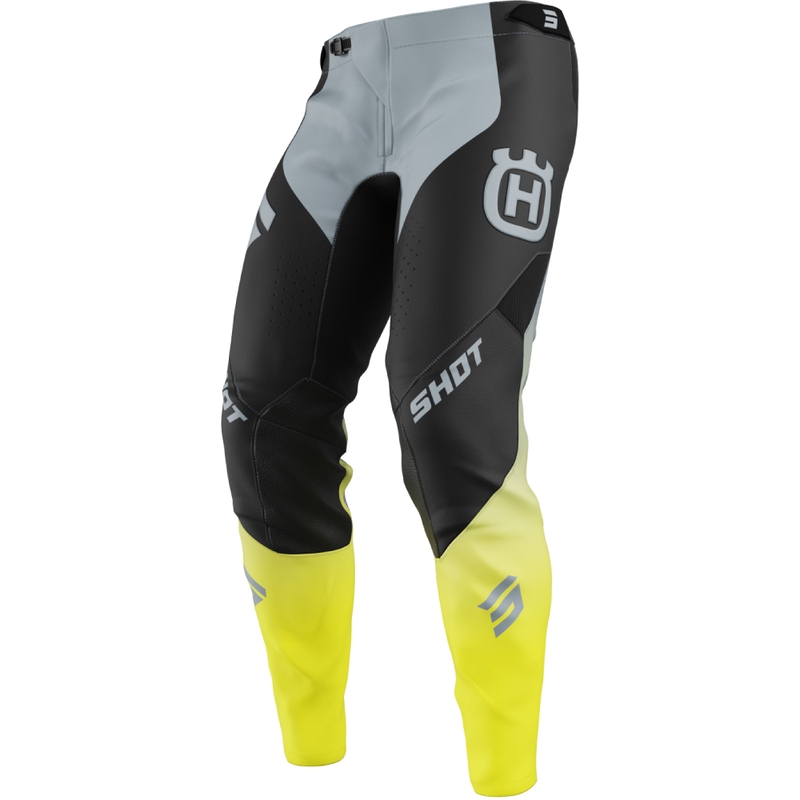 Pantaloni motocross Shot Aerolite HVA negru-gri