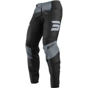 Pantaloni de motocross Shot Devo Blast negru-gri
