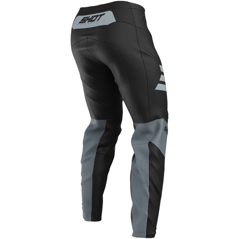 Pantaloni de motocross Shot Devo Blast negru-gri