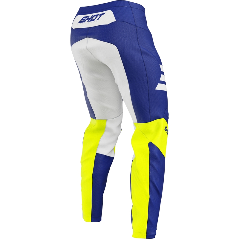 Pantaloni de motocross Shot Devo Blast albaștri