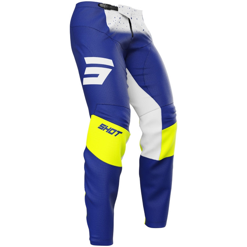 Pantaloni de motocross Shot Devo Blast albaștri