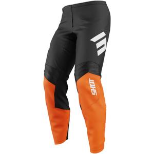 Pantaloni de motocross Shot Draw Instinct portocalii