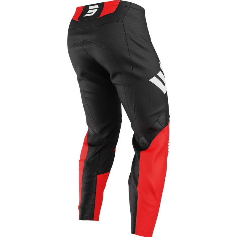 Pantaloni de motocross Shot Draw Instinct roșii