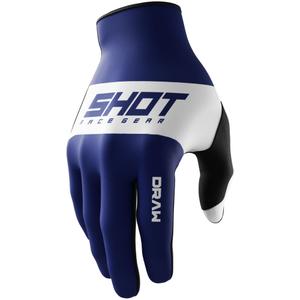 Mănuși de motocross Shot Draw Sky albastre