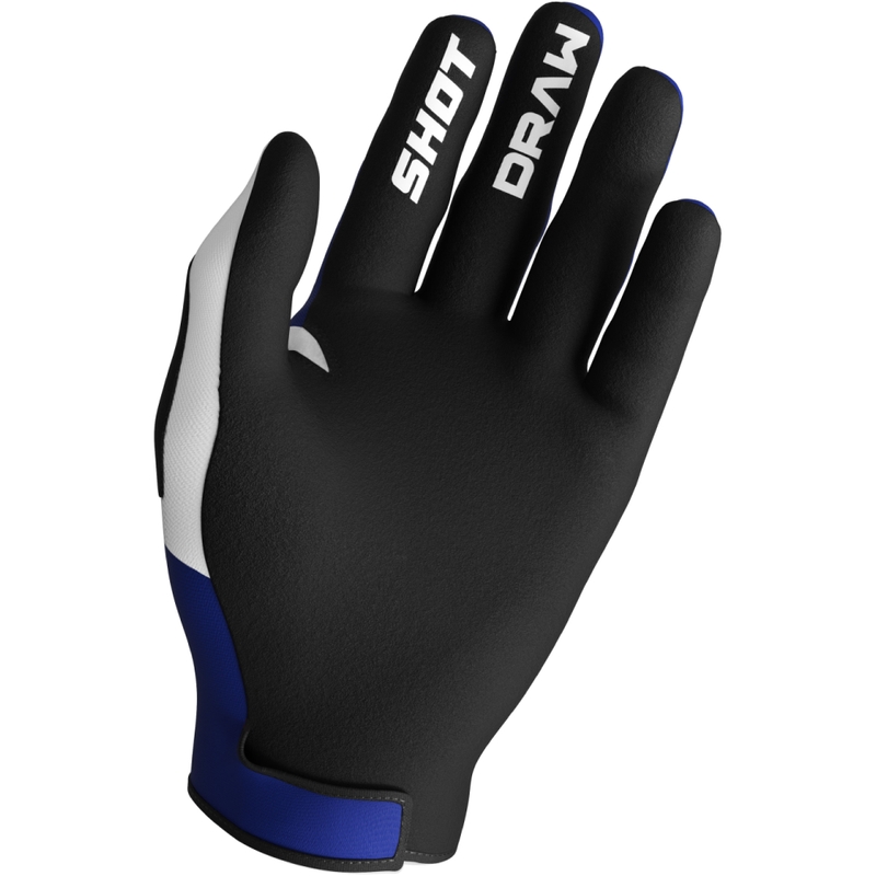 Mănuși de motocross Shot Draw Sky albastre