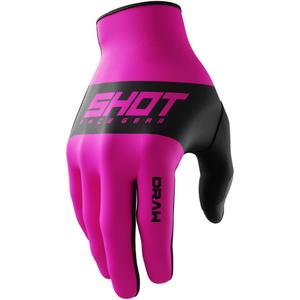 Mănuși de motocross Shot Draw Sky roz