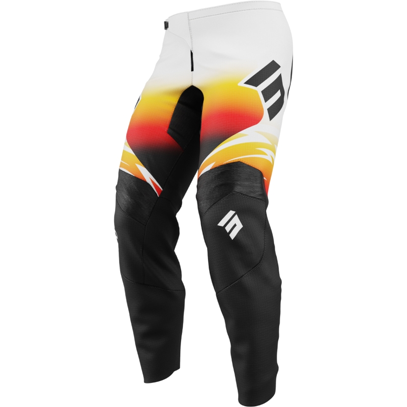 Pantaloni motocross copii Shot Draw X-Trem portocalii