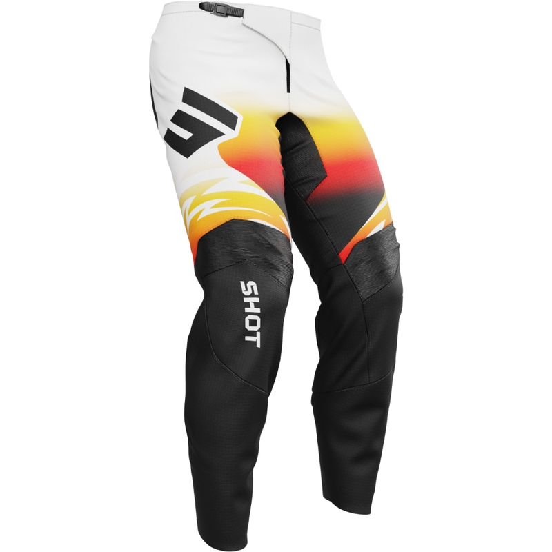 Pantaloni motocross copii Shot Draw X-Trem portocalii