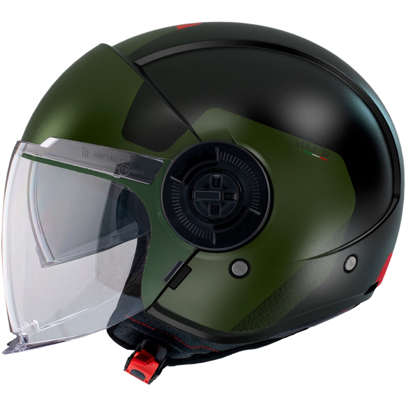 Casca moto open MT Viale SV S Beta A6 negru-verde