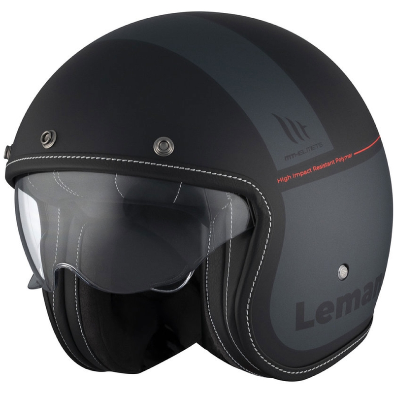 Casca moto open MT Le Mans 2 SV Quality B2 negru mat lichidare
