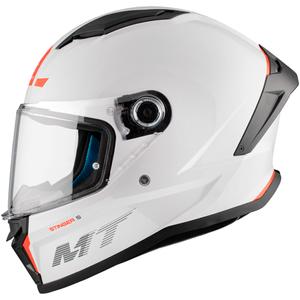 Casca moto integrala MT Stinger 2 Solid alb lucios