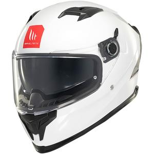 MT BRAKER SV SOLID A0 cască de motocicletă integrală MT BRAKER SV SOLID A0 albă