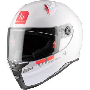 MT REVENGE 2 S SOLID A0 cască de motocicletă integrală alb lucios