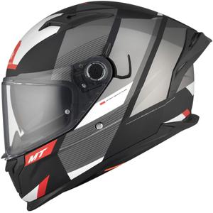 MT BRAKER CHENTO B0 cască de motocicletă integrală MT BRAKER CHENTO B0 negru-gri-alb