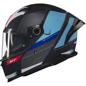 Cască de motociclist integrală MT BRAKER CHENTO C7 gri-albastru-albastru-albastru