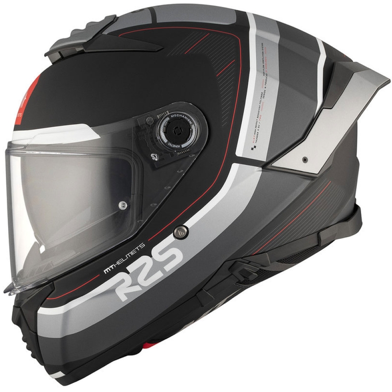 Cască integrală pentru motocicletă MT THUNDER 4 SV R25 B2 gri mat-negru - ofertă lichidare