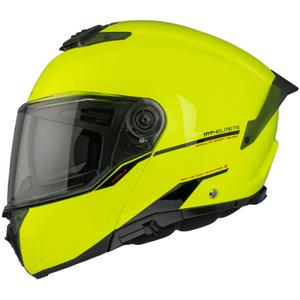 Cască de motocicletă MT ATOM 2 SV SOLID A3 galben fluo lucios