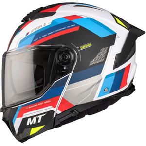MT ATOM 2 SV BAST A0 cască de motocicletă negru-albastru-roșu-albastru perlat