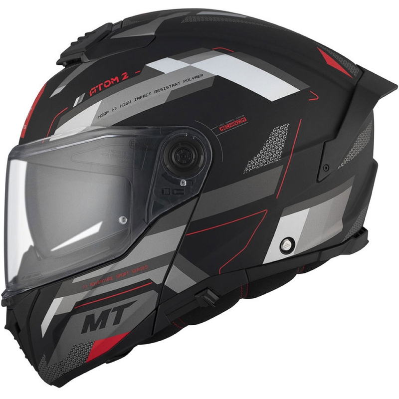 MT ATOM 2 SV BAST D5 cască de motociclist MT ATOM 2 SV BAST D5 negru mat-gri-albastru