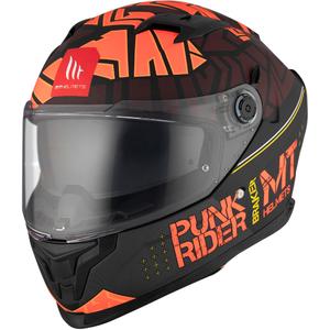 MT BRAKER SV PUNK RIDER B5 cască de motocicletă integrală roșu-negru MT BRAKER SV PUNK RIDER B5 roșu-negru