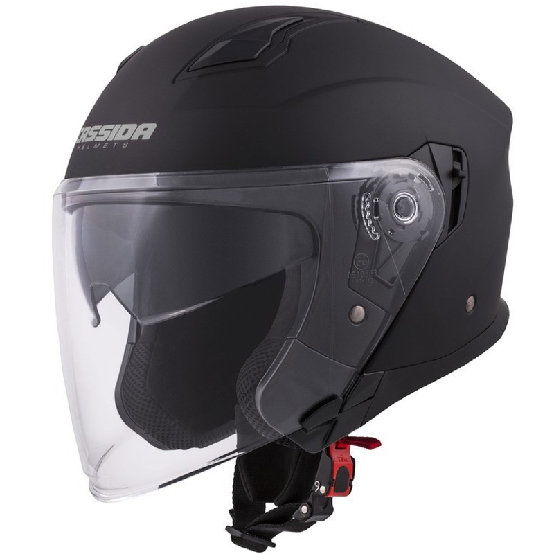 Cască de motocicletă Cassida Jet Tech Open negru mat