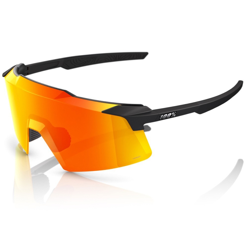 Ochelari de soare 100% Aerocraft cu sticla HIPER rosie