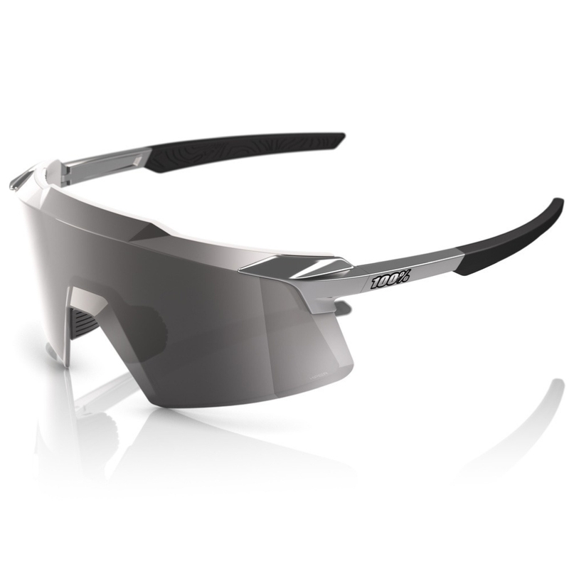 Ochelari de soare 100% Aerocraft cu sticla HiPER argintie