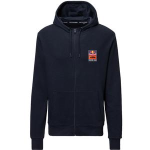 Hanocă cu fermoar cu logo KTM albastru-portocaliu