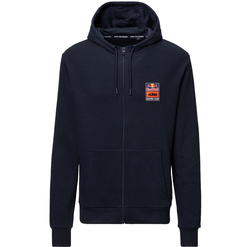 Hanocă cu fermoar cu logo KTM albastru-portocaliu
