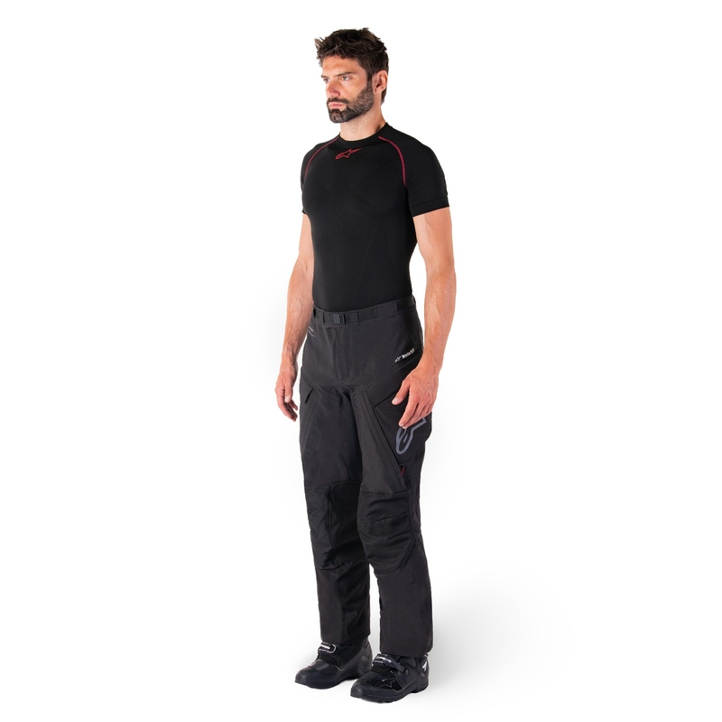 Pantaloni moto Alpinestars Hyde XT negru-rosu