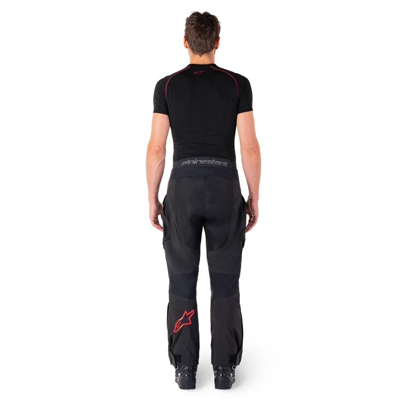 Pantaloni moto Alpinestars Hyde XT negru-rosu