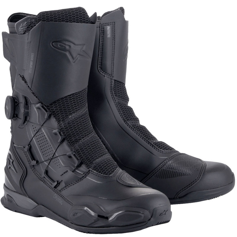 Cizme moto Alpinestars SP-X BOA Drystar negru-gri închis