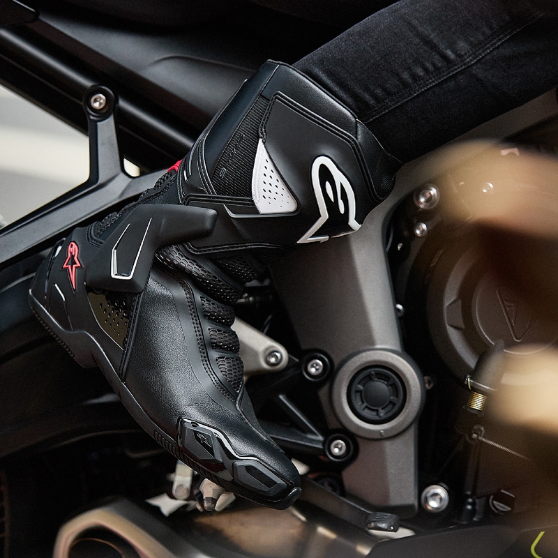 Ghete Moto Damă Alpinestars Stella SMX-6 3 Negru-Alb-Roz